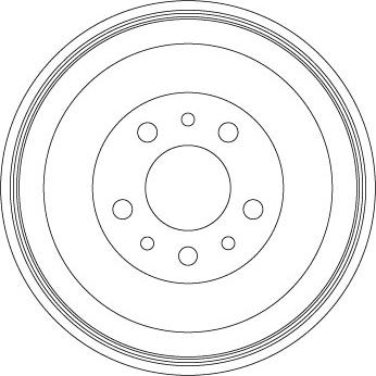 TRW DB4563 - Tambur frana aaoparts.ro