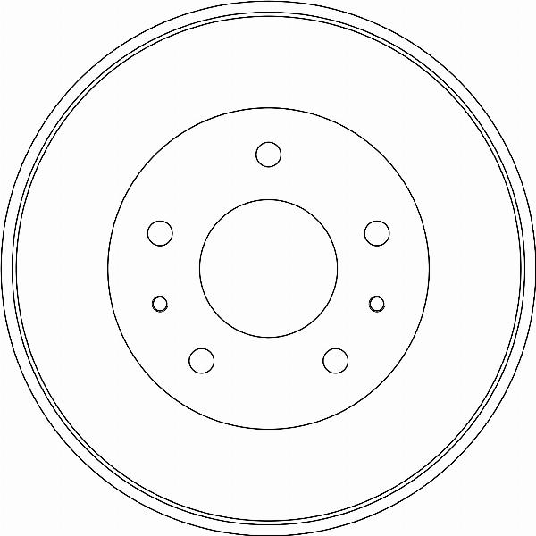 TRW DB7257 - Tambur frana aaoparts.ro