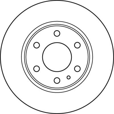 TRW DF4992S - Disc frana aaoparts.ro