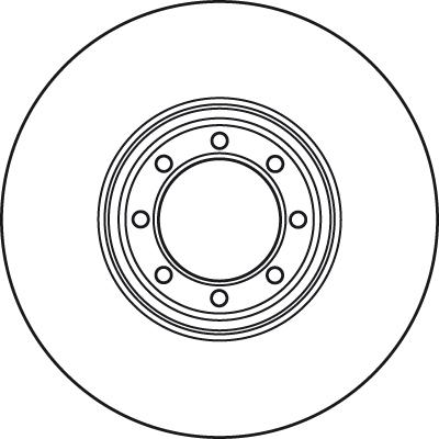 TRW DF4985S - Disc frana aaoparts.ro