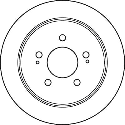 TRW DF4986S - Disc frana aaoparts.ro