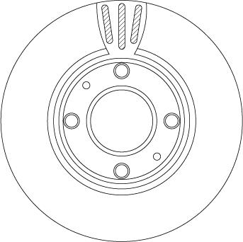 TRW DF4496 - Disc frana aaoparts.ro