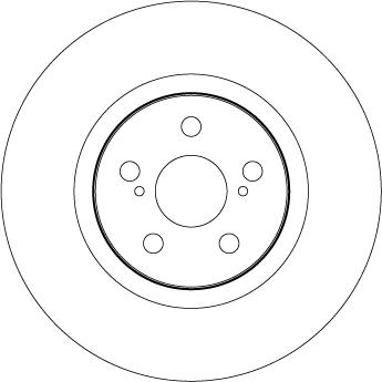 TRW DF4445S - Disc frana aaoparts.ro