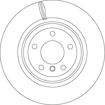 TRW DF4461S - Disc frana aaoparts.ro