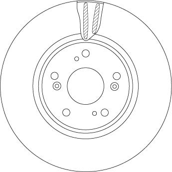 TRW DF4432S - Disc frana aaoparts.ro