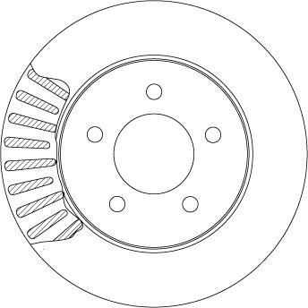 TRW DF4508 - Disc frana aaoparts.ro