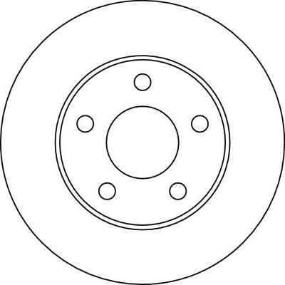 TRW DF4041 - Disc frana aaoparts.ro