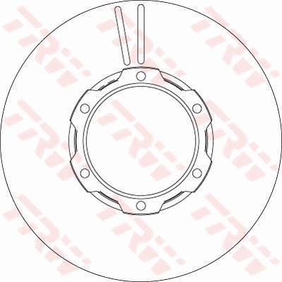 TRW DF4144 - Disc frana aaoparts.ro