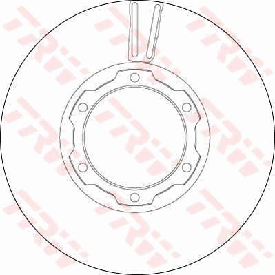 TRW DF4145 - Disc frana aaoparts.ro