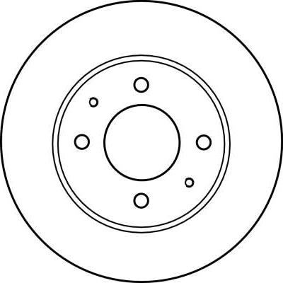 TRW DF4158 - Disc frana aaoparts.ro