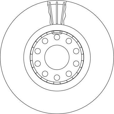 TRW DF4125S - Disc frana aaoparts.ro