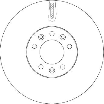 TRW DF4849S - Disc frana aaoparts.ro