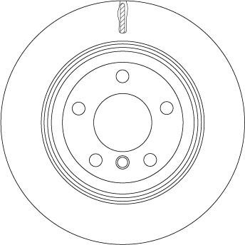 TRW DF4854S - Disc frana aaoparts.ro