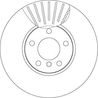 TRW DF4852S - Disc frana aaoparts.ro