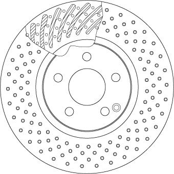 TRW DF4862S - Disc frana aaoparts.ro