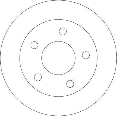 TRW DF4357 - Disc frana aaoparts.ro