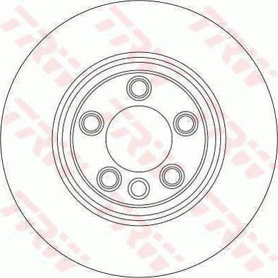 TRW DF4305S - Disc frana aaoparts.ro