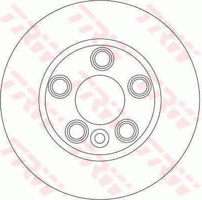 TRW DF4307S - Disc frana aaoparts.ro