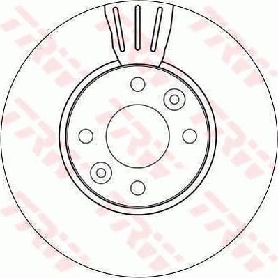 TRW DF4267 - Disc frana aaoparts.ro