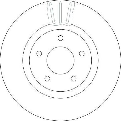 TRW DF4219S - Disc frana aaoparts.ro