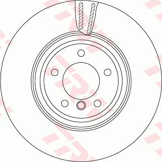 TRW DF4775S - Disc frana aaoparts.ro