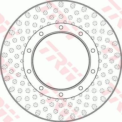 TRW DF5010S - Disc frana aaoparts.ro