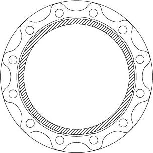TRW DF5034S - Disc frana aaoparts.ro