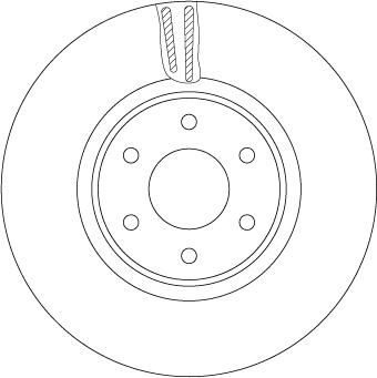 TRW DF6968S - Disc frana aaoparts.ro