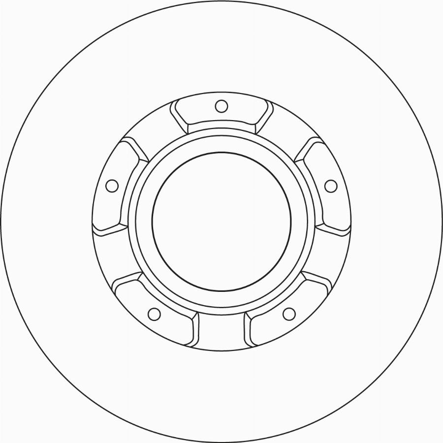 TRW DF6963S - Disc frana aaoparts.ro