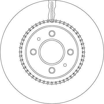 TRW DF6904 - Disc frana aaoparts.ro