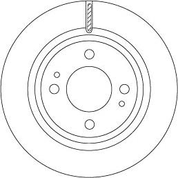 TRW DF6908 - Disc frana aaoparts.ro