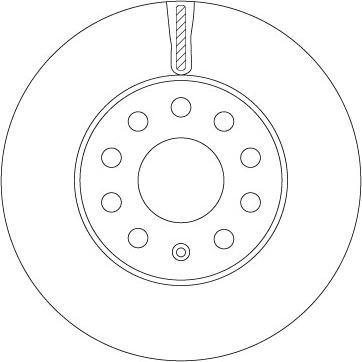 TRW DF6903S - Disc frana aaoparts.ro