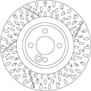 TRW DF6930S - Disc frana aaoparts.ro