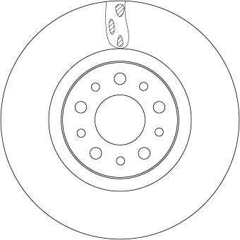 TRW DF6933 - Disc frana aaoparts.ro