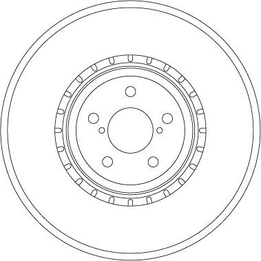 TRW DF6923S - Disc frana aaoparts.ro