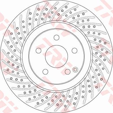 TRW DF6433S - Disc frana aaoparts.ro