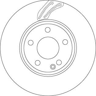 TRW DF6591 - Disc frana aaoparts.ro