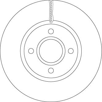 TRW DF6509 - Disc frana aaoparts.ro