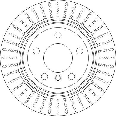 TRW DF6513S - Disc frana aaoparts.ro