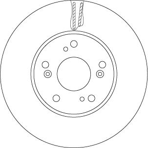 TRW DF6527 - Disc frana aaoparts.ro