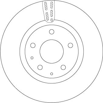 TRW DF6575 - Disc frana aaoparts.ro