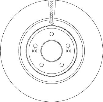 TRW DF6572 - Disc frana aaoparts.ro