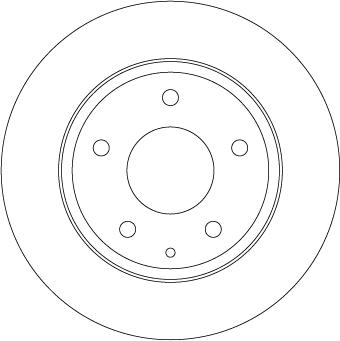 TRW DF6659 - Disc frana aaoparts.ro