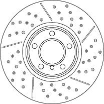 TRW DF6604S - Disc frana aaoparts.ro