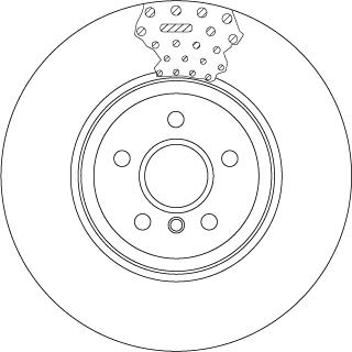 TRW DF6605S - Disc frana aaoparts.ro