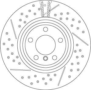 TRW DF6606S - Disc frana aaoparts.ro