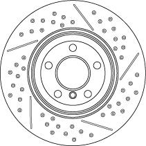 TRW DF6601S - Disc frana aaoparts.ro