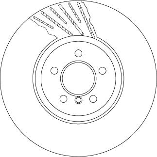 TRW DF6614S - Disc frana aaoparts.ro