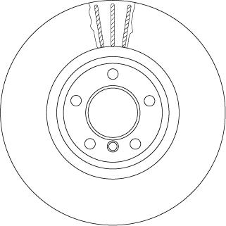 TRW DF6615S - Disc frana aaoparts.ro