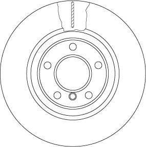 TRW DF6616S - Disc frana aaoparts.ro